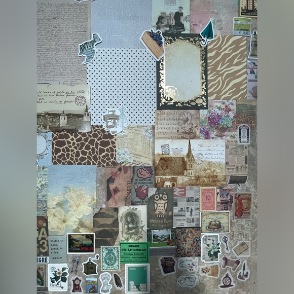 Junk Journal Ephemera Kit: Mixed Retro - Euro Romance Edition - Picture 6 of 11